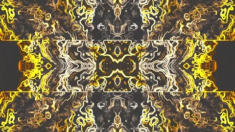 Abstract neon electric symmetrical motion background Видео 342286571