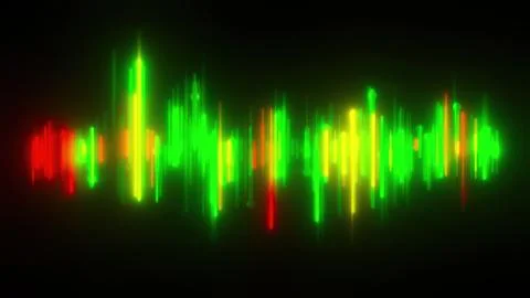 Abstract neon equalizer 库存插图