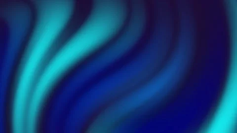 Abstract Neon Flow – Deep Blue and Cyan Gradient Waves Background Stock Footage 308637256