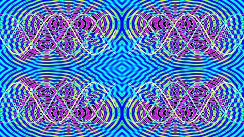 Abstract neon flowing digital waves pattern background for future technolog.. Video stock 337657844