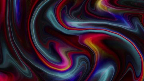 Abstract Neon Fluid 15s Seamless Loop Animation Vídeos de archivo 341561117