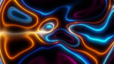 Abstract Neon Form Stock Footage 226980211