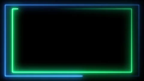 Abstract Neon Frame Background Video stock 247769144