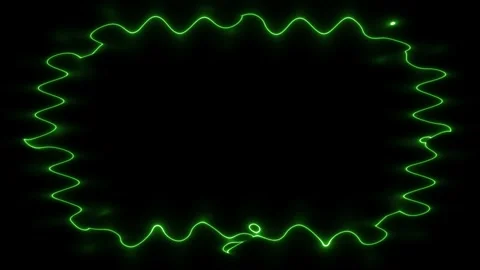 Abstract Neon Frame Stock Footage 284391706