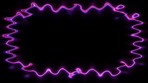 Abstract Neon Frame Stock Footage 284391757