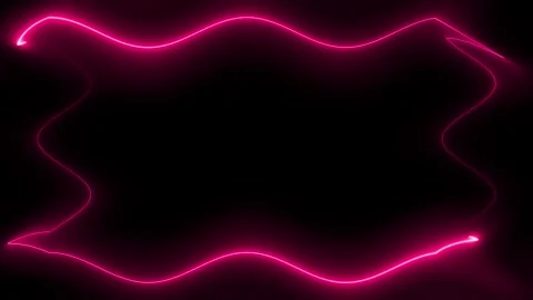 Abstract Neon Frame Stock Footage 284400723