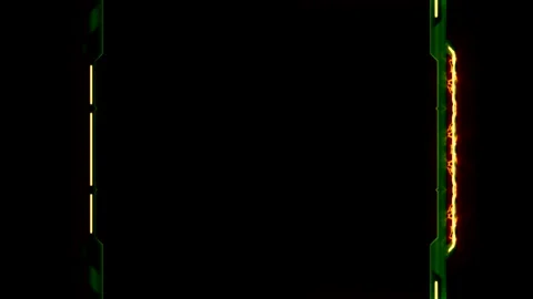 Abstract Neon Frame Stock Footage 284401204