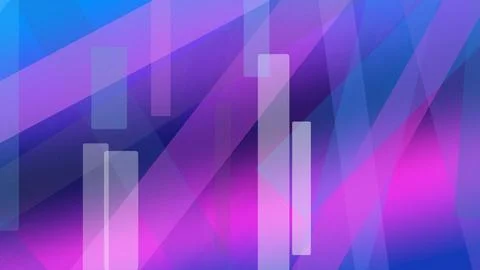 Abstract neon geometric backdrop featuring blue and purple gradients with s.. Stock Illustration