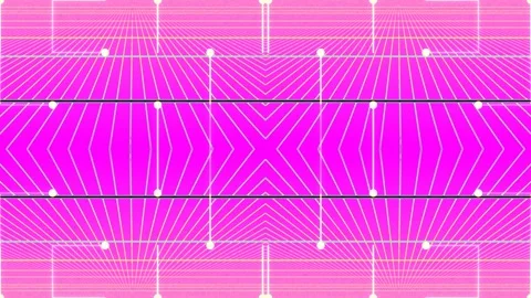 Abstract neon geometric pattern background for futuristic digital display art Stock Footage 339499366