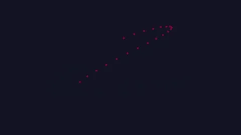 Abstract neon glow equalizer lines on dark background, vibrant futuristic m.. Stock Footage 341057142
