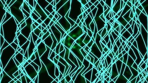 Abstract neon glowing digital futuristic technology background lines data s.. Stock Footage 337658145