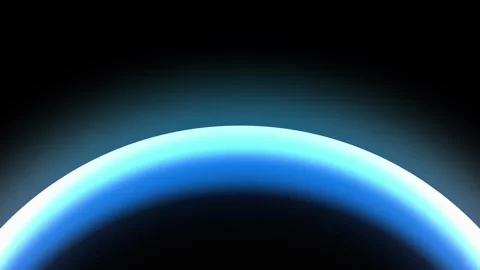 Abstract neon glowing digital globe loop Stock Footage 330979500