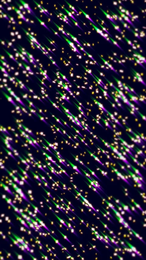 Abstract neon glowing falling particles background Video stock 346294355