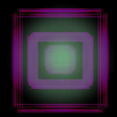 Abstract Neon Glowing Rectangles Pulsing and Changing Colors Vidéo 346484590