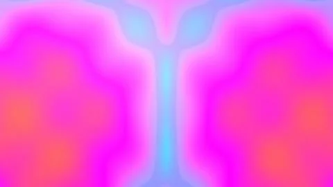 Abstract Neon Gradient Background Loop: Bright Yellow and Cyan Flowing Colo.. Stock Footage 336267343