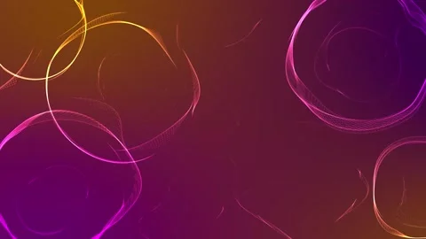 Abstract Neon Gradient Circular Wave Colorful Glowing Motion Animation Stock Footage 345300438
