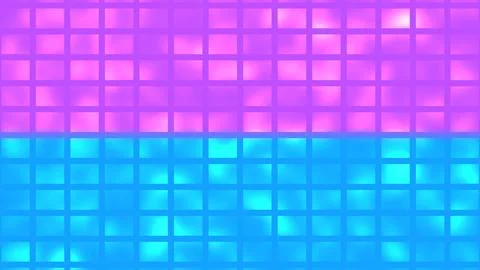 Abstract Neon Gradient Grid Background Animation.Glowing Tile Pattern with .. Illustrazione stock