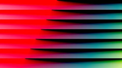 Abstract Neon Gradient Horizontal Layers Background イラスト素材