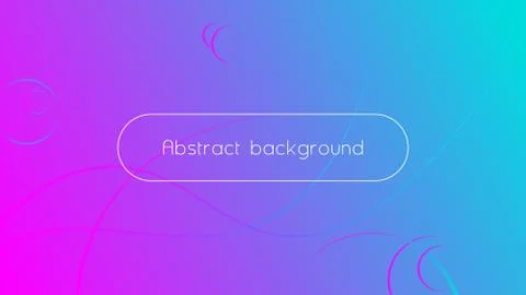 Abstract neon gradient minimal background Stock-Illustration