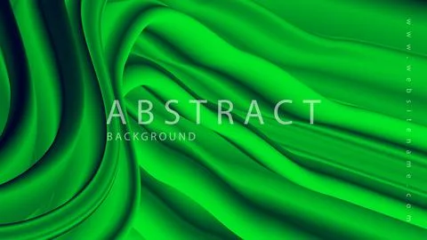 Abstract neon green color gradient colorful fluid background design template Illustrazione stock