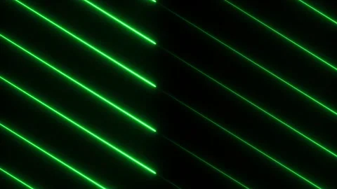 Abstract Neon Green Diagonal Lines Glowing on Black Background Seamless Loo.. 스톡 동영상 338371845
