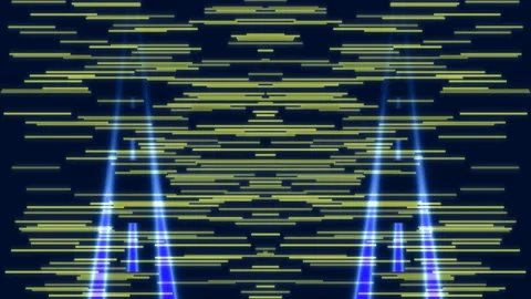 Abstract neon green digital data stream futuristic background pattern techn.. Stock Footage 339341332
