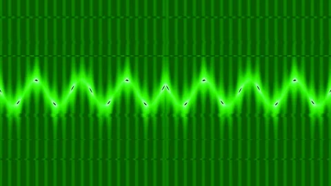Abstract neon green equalizer wave background for music video or tech prese.. Stock Footage 336535597