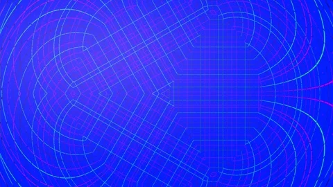 Abstract Neon Green Glow Background - Futuristic Digital Energy Pattern Wave Stock Footage 339788931