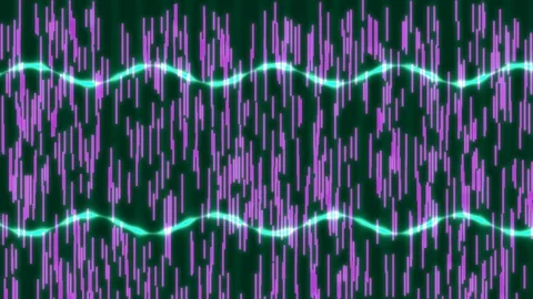 Abstract neon green glowing digital wave pattern background technology visu.. Stock Footage 339793382