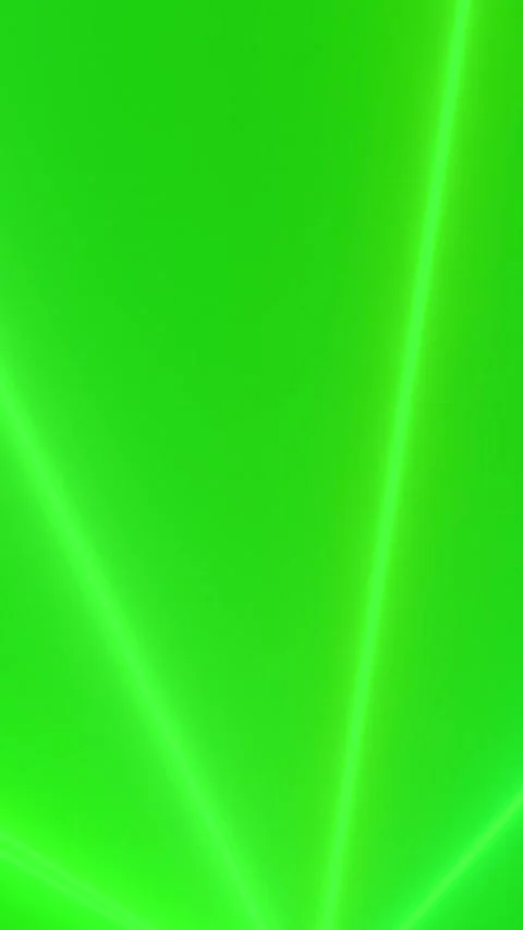 Abstract neon green light rays moving gracefully Stock Footage 338420938