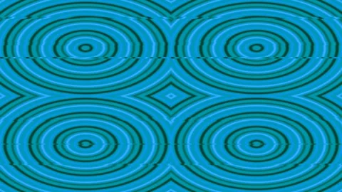 Abstract neon green optical illusion circular repeating background pattern Stock Footage 339489278