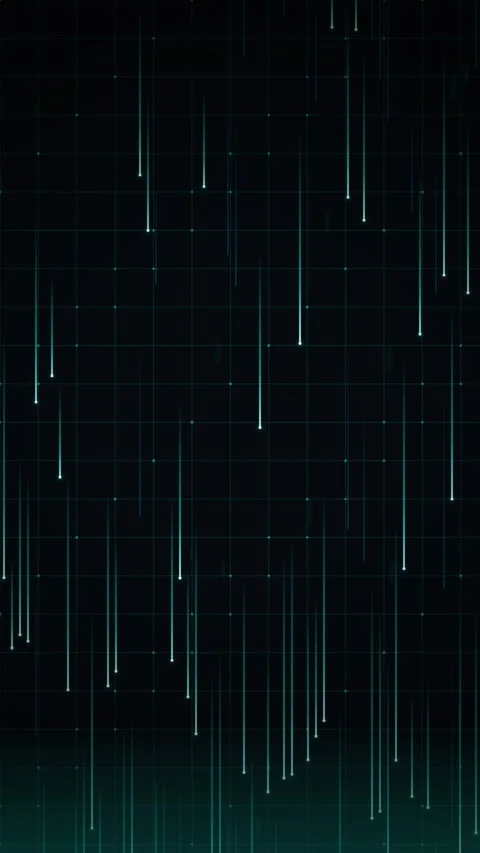 Abstract neon grid lines background for modern tech presentation Stock Footage 345492415