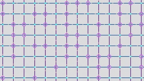 Abstract Neon Grid Pattern Seamless Loop Stock Footage 340784585