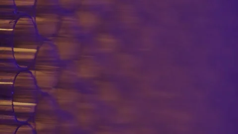 Abstract Neon Hexagon Pattern Looping Background Blue Purple Pink Stock Footage 255125211