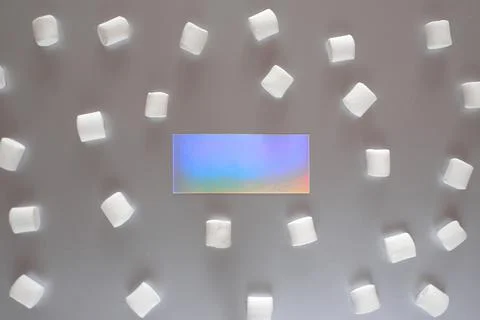 Abstract neon holographic background with copy space. Gradient texture. Marsh Stock Photos