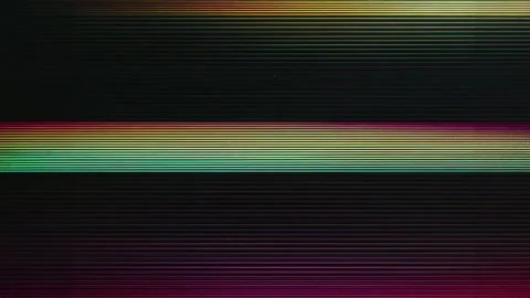 Abstract neon horizontal lines background in dark digital stop motion anima.. Stock-Footage 342044951
