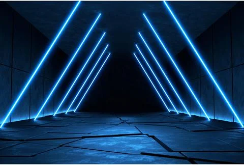 Abstract Neon Stock Illustration