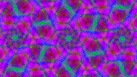 Abstract Neon Kaleidoscope Pattern Motion Background Stock Footage 332607778