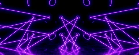 Abstract Neon Laser Light Background for Motion Graphics Stock Footage 340980778