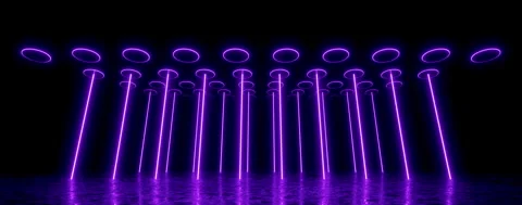 Abstract Neon Laser Light Background for Motion Graphics Stock Footage 340981443