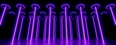 Abstract Neon Laser Light Background for Motion Graphics Stock Footage 340982261