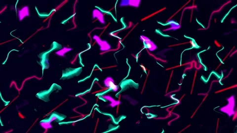 Abstract neon light background glowing in the dark Stock Footage 306534599