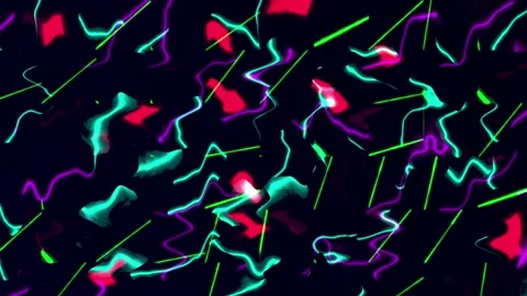 Abstract neon light background glowing in the dark Stock Footage 306534673