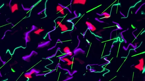Abstract neon light background glowing in the dark Stock Footage 306534674