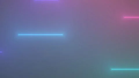 Abstract neon light bars of various colors moving on background.  Video stock 277391357