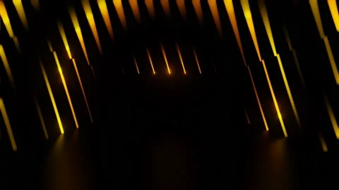 Abstract neon light corridor, concept  matrix box design., Looping 4K video Video stock 147929253