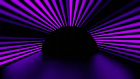 Abstract neon light corridor, concept  matrix box design., Looping 4K video Stock Footage 147929436