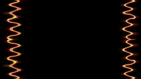 Abstract Neon Light Frame Stock Footage 284391526