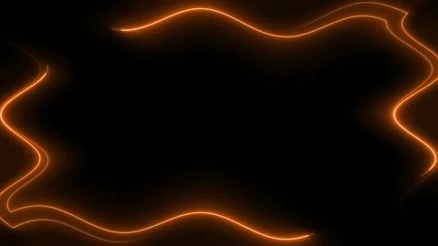 Abstract Neon Light Frame Stock Footage 284393288