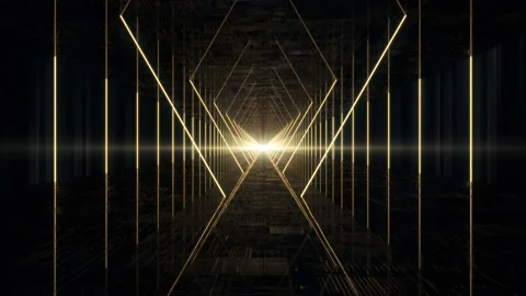 Abstract Neon Light Glow  Loop Stock Footage 146069571